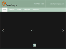 Tablet Screenshot of gamengroup.com